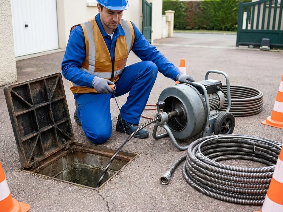 Dégorgement de canalisation